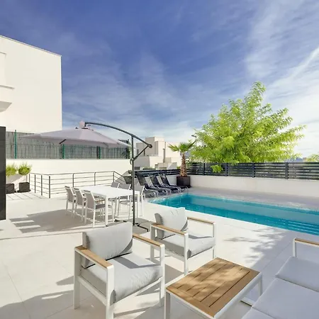 Villa Blanka, Amazing Villa With Hot Tube & Heated Pool In Polop, Alicante Exterior photo